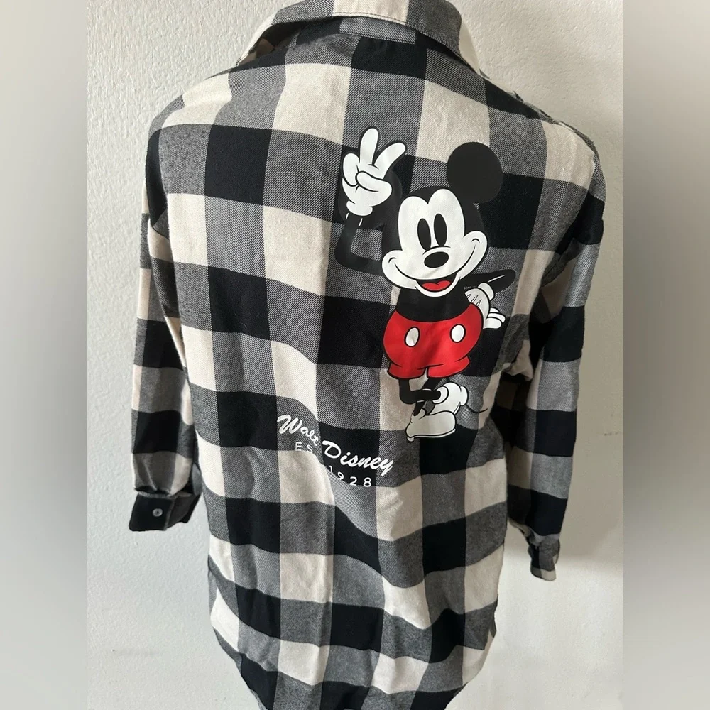 H & M Disney Mickey Mouse flannel - Picture 2 of 5